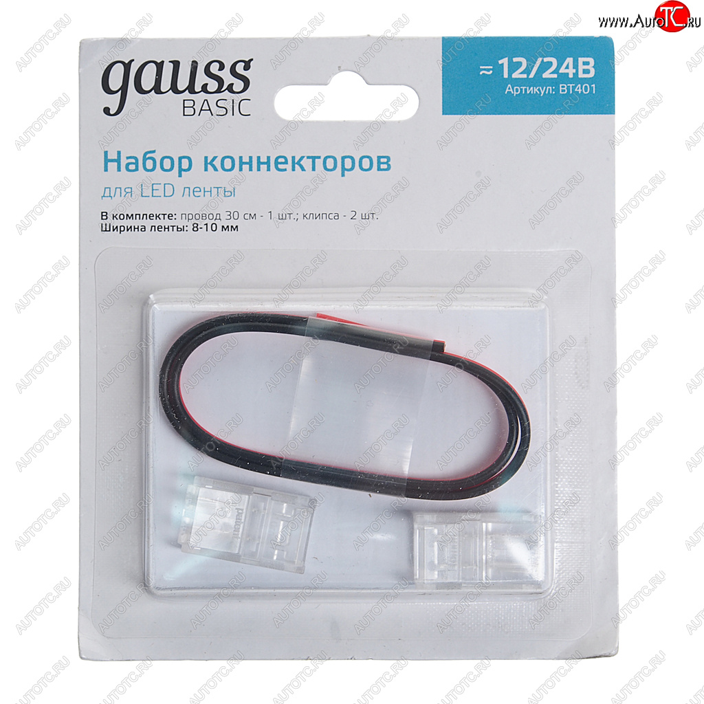 112 р. Коннектор для светодиодной ленты GAUSS GAUSS bt401  с доставкой в г. Майкоп