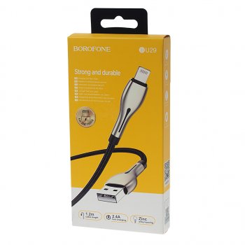 369 р. Кабель USB Type C-USB Type C 1.2м черный BOROFONE BOROFONE bu29 black  с доставкой в г. Майкоп. Увеличить фотографию 2