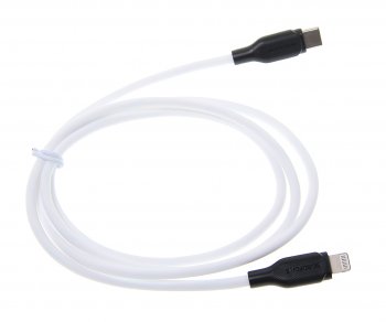 295 р. Кабель iPhone (5-)-USB Type C 1м белый BOROFONE BOROFONE bx42 white BOROFONE bx42 white  с доставкой в г. Майкоп. Увеличить фотографию 1