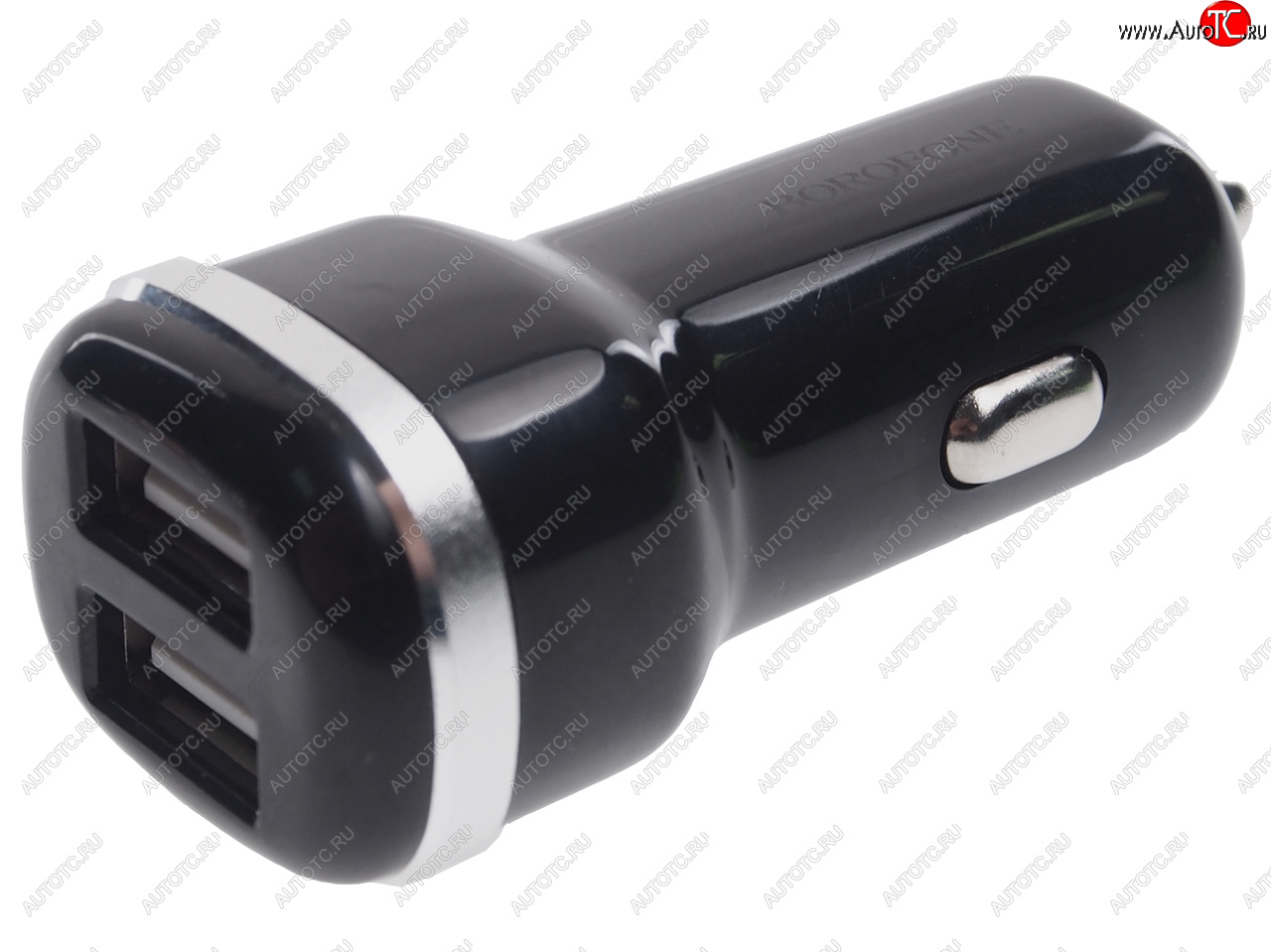 299 р. Устройство зарядное в прикуриватель 2USB 12V черное BOROFONE BOROFONE bz13 black  с доставкой в г. Майкоп