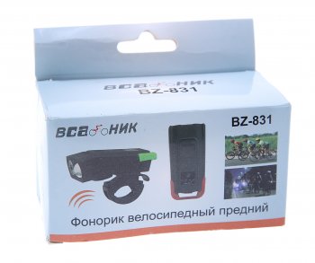 1 269 р. Фонарь велосипедный передний NO NAME bz-831  с доставкой в г. Майкоп. Увеличить фотографию 3