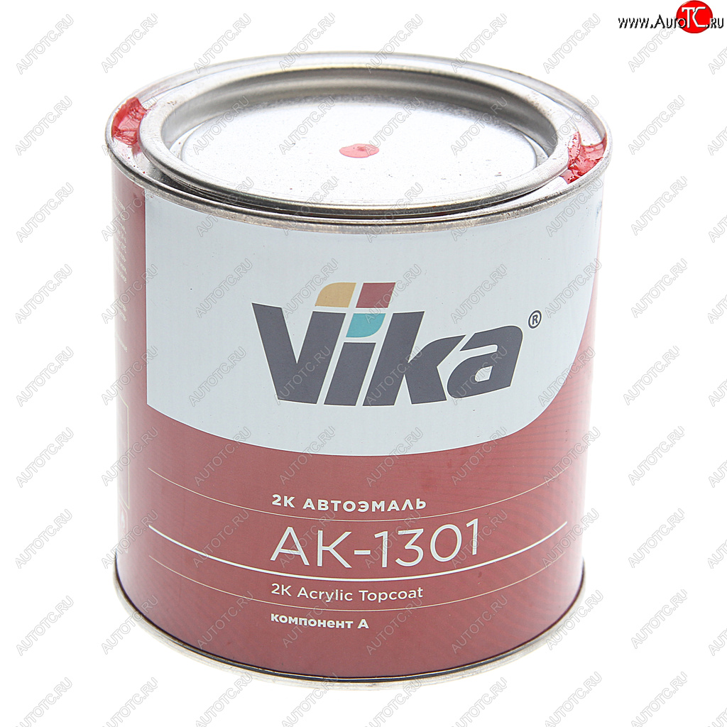 1 479 р. Краска красная RAL 3020 акрил 850г VIKA VIKA ц0012431  с доставкой в г. Майкоп