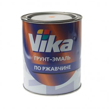 1 099 р. Грунт-эмаль по ржавчине пастельно-оранжевый RAL 2003 0.9кг VIKA VIKA ц0013104 VIKA ц0013104  с доставкой в г. Майкоп. Увеличить фотографию 1