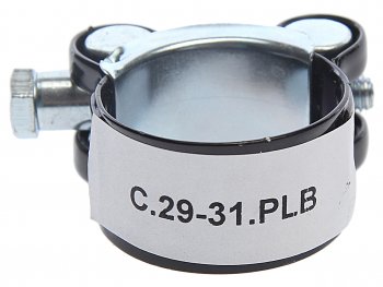 119 р. Хомут силовой d=029-031 (30) черный COMFORT COMFORT c.029-031.plb  с доставкой в г. Майкоп. Увеличить фотографию 2
