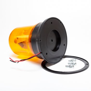 1 139 р. Маяк проблесковый 12V стационарный (лампа Н1) желтый AVTOELECTRICA AVTOELECTRICA c12-55 ае  с доставкой в г. Майкоп. Увеличить фотографию 3