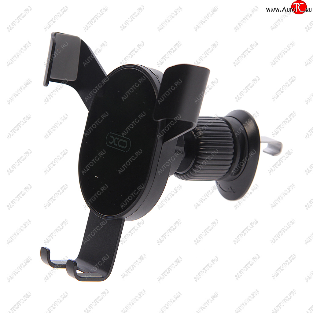 599 р. Держатель телефона на дефлектор XO XO c126 silver+black  с доставкой в г. Майкоп