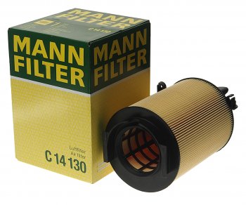 1 569 р. Фильтр воздушный VW AUDI SEAT SKODA (1.21.41.61.82.0 FSITFSI) MANN MANN c14130  с доставкой в г. Майкоп. Увеличить фотографию 1