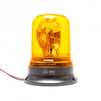 1 139 р. Маяк проблесковый 24V стационарный (лампа Н1) желтый AVTOELECTRICA AVTOELECTRICA c24-75 ае  с доставкой в г. Майкоп. Увеличить фотографию 2