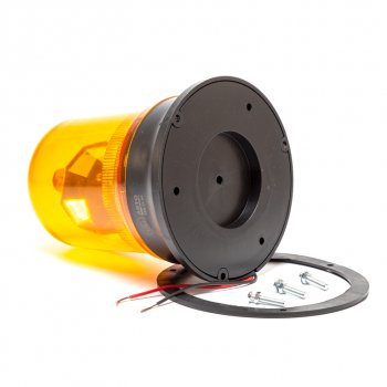 1 139 р. Маяк проблесковый 24V стационарный (лампа Н1) желтый AVTOELECTRICA AVTOELECTRICA c24-75 ае  с доставкой в г. Майкоп. Увеличить фотографию 3