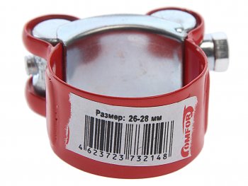 113 р. Хомут силовой d=026-028 (27) красный COMFORT COMFORT c.26-28.plr  с доставкой в г. Майкоп. Увеличить фотографию 2