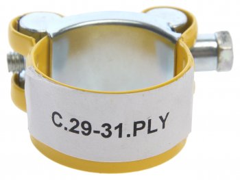 106 р. Хомут силовой d=029-031 (30) желтый COMFORT COMFORT c.29-31.ply  с доставкой в г. Майкоп. Увеличить фотографию 2