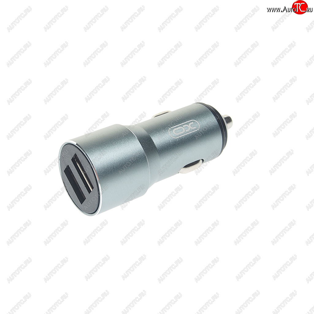 349 р. Устройство зарядное в прикуриватель 2USB 12V серое XO XO cc30 gray  с доставкой в г. Майкоп
