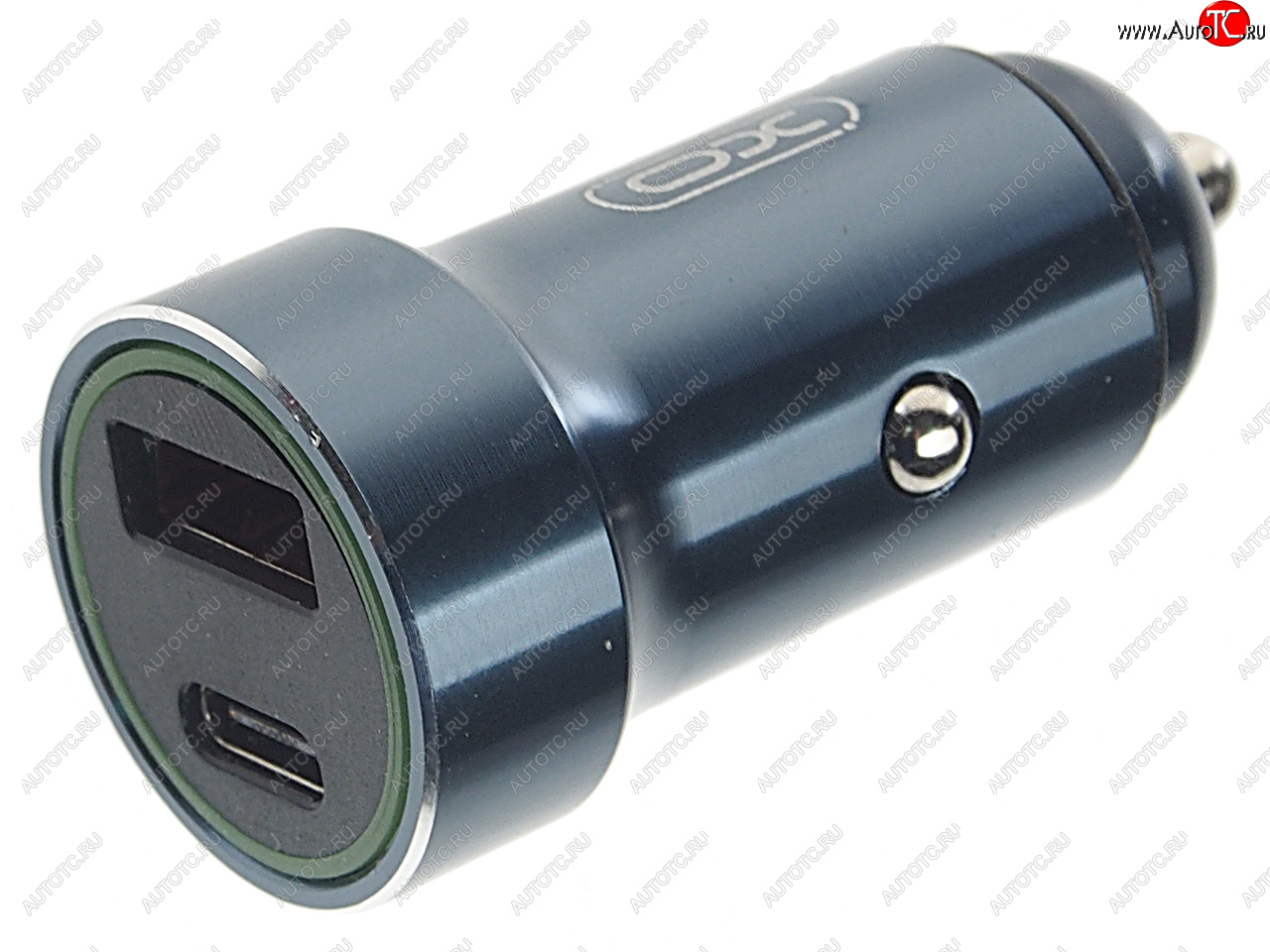 789 р. Устройство зарядное в прикуриватель 1USB + 1 Type C 12V синее XO XO cc32 blue  с доставкой в г. Майкоп