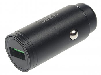 499 р. Устройство зарядное в прикуриватель 1USB 12V черное XO XO cc39 black  с доставкой в г. Майкоп. Увеличить фотографию 1