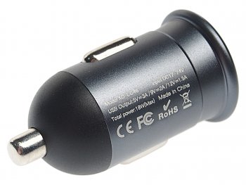 599 р. Устройство зарядное в прикуриватель 1USB 12V серое XO XO cc46 gray  с доставкой в г. Майкоп. Увеличить фотографию 2