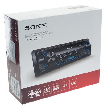 9 499 р. Магнитола автомобильная 1DIN SONY SONY cdx-g1201u  с доставкой в г. Майкоп. Увеличить фотографию 4