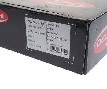 9 699 р. Катушка зажигания OPEL Astra H,Corsa D,Vectra C,Zafira B (1.6/1.8) DELPHI DELPHI ce20009-12b1a DELPHI ce20009-12b1a  с доставкой в г. Майкоп. Увеличить фотографию 4