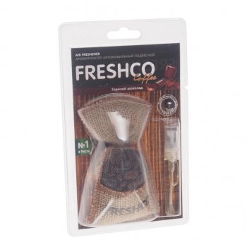 379 р. Ароматизатор подвесной гранулы (горячий шоколад) мешочек с кофе COFFEE FRESHCO FRESHCO cf-02  с доставкой в г. Майкоп. Увеличить фотографию 1