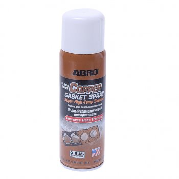 1 389 р. Герметик медный термостойкий 255г аэрозоль OEM (США)ABRO ABRO cg-418-r  с доставкой в г. Майкоп. Увеличить фотографию 1
