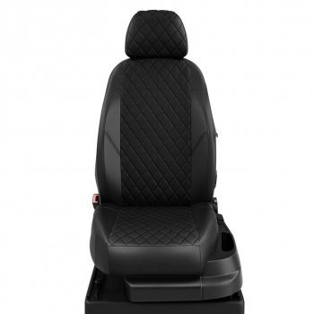 Чехлы сидений для Chevrolet Aveo (майка, 9 предм., экокожа) AVTOLIDER Chevrolet Aveo T200 седан (2003-2008) (черные)