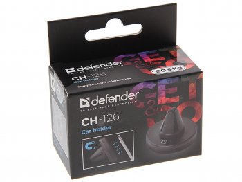 349 р. Держатель телефона на дефлектор магнитный черный DEFENDER DEFENDER ch-126 black  с доставкой в г. Майкоп. Увеличить фотографию 3