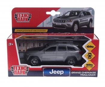 819 р. Модель автомобиля JEEP Grand Cherokee металлическая ТЕХНОПАРК ТЕХНОПАРК cherokee-12-gy  с доставкой в г. Майкоп. Увеличить фотографию 2