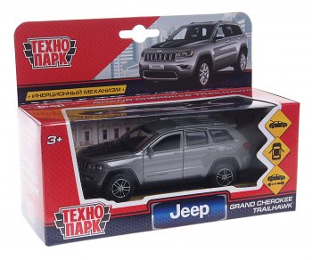 819 р. Модель автомобиля JEEP Grand Cherokee металлическая ТЕХНОПАРК ТЕХНОПАРК cherokee-12-gy  с доставкой в г. Майкоп. Увеличить фотографию 1