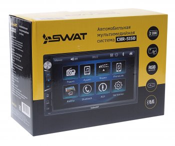 3 699 р. Магнитола автомобильная 2DIN SWAT SWAT chr-5150  с доставкой в г. Майкоп. Увеличить фотографию 4