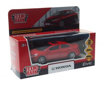 819 р. Модель автомобиля HONDA Civic металлическая ТЕХНОПАРК ТЕХНОПАРК civic-sl  с доставкой в г. Майкоп. Увеличить фотографию 1