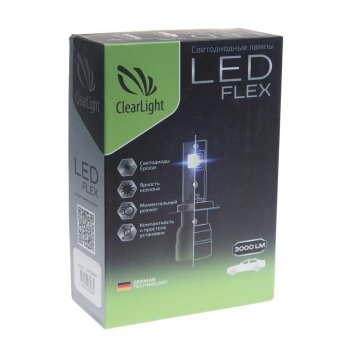 2 349 р. Лампа светодиодная 12V H3 PК22s 3000Lm бокс (2шт.) CLEARLIGHT CLEARLIGHT clflxledh3 CLEARLIGHT clflxledh3  с доставкой в г. Майкоп. Увеличить фотографию 2