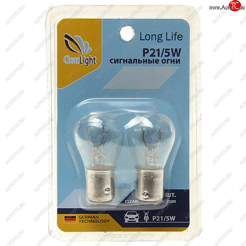 78 р. Лампа 12V P215W BAY15d блистер (2шт.) CLEARLIGHT CLEARLIGHT cl-p215w-12v 2b  с доставкой в г. Майкоп