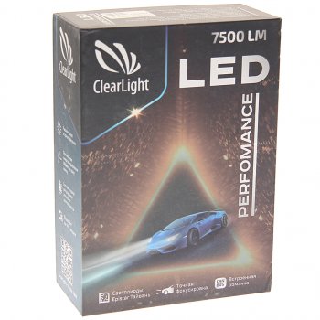 3 599 р. Лампа светодиодная 12V H1 P14.5s 7500LM (2шт.) Performance CLEARLIGHT CLEARLIGHT clpfmledh1-2  с доставкой в г. Майкоп. Увеличить фотографию 2