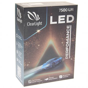 3 599 р. Лампа светодиодная 12V HB3 P20d 7500LM (2шт.) Performance CLEARLIGHT CLEARLIGHT clpfmledhb3-2  с доставкой в г. Майкоп. Увеличить фотографию 2