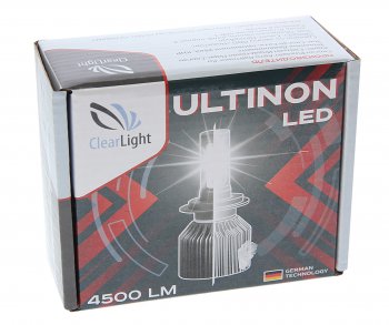 1 449 р. Лампа светодиодная 12V H7 PX26d 4500Lm бокс (2шт.) CLEARLIGHT CLEARLIGHT clultledh7-2 CLEARLIGHT clultledh7-2  с доставкой в г. Майкоп. Увеличить фотографию 3