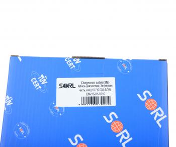 2 599 р. Кабель диагностики 3м (первая часть, ам) SORL SORL cm-15-01-0710  с доставкой в г. Майкоп. Увеличить фотографию 4
