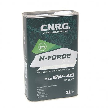329 р. Масло моторное N-Force Pro SLCFA3B4 5W40 псинт.1л CNRG CNRG cnrg-016-0001p  с доставкой в г. Майкоп. Увеличить фотографию 1