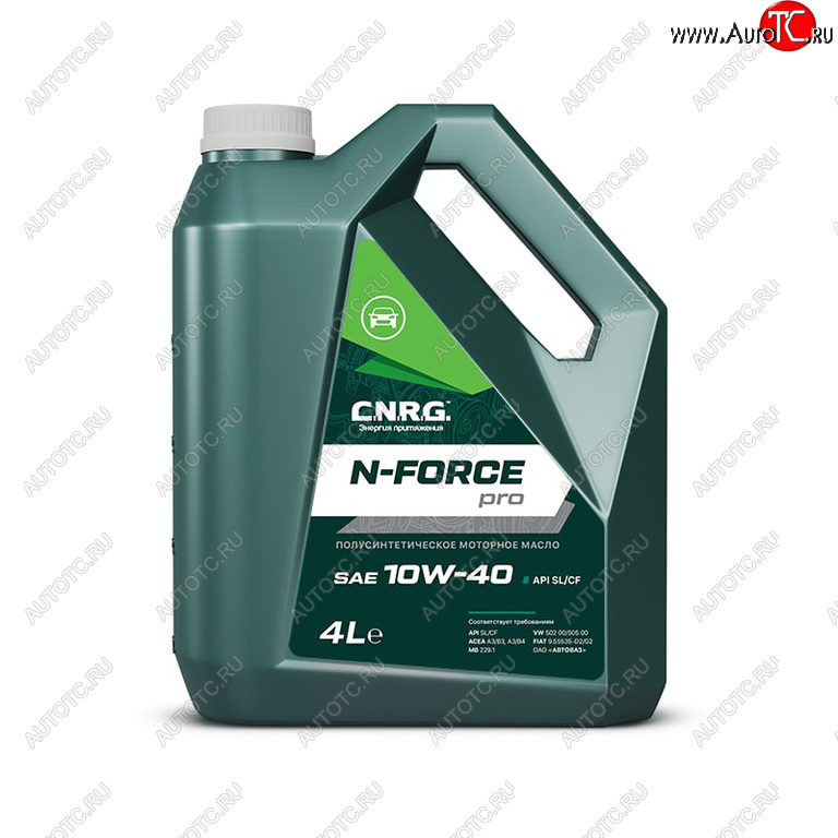 1 159 р. Масло моторное N-Force Pro SLCFA3B4 10W40 псинт.4л CNRG CNRG cnrg-017-0004p  с доставкой в г. Майкоп