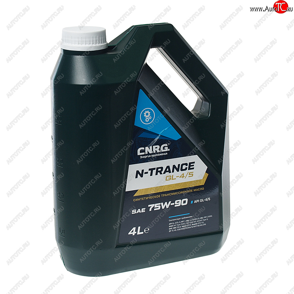 2 679 р. Масло трансмиссионное N-Trance GL-45 75W90 синт.4л CNRG CNRG cnrg-039-0004p  с доставкой в г. Майкоп