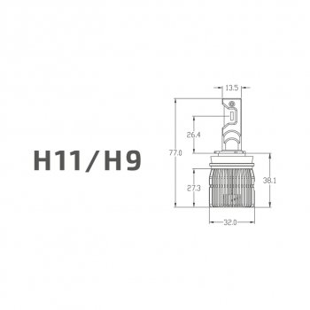 6 999 р. Лампа светодиодная 12V H11H9 PGJ19-2 бокс (2шт.) MTF MTF cp011k6  с доставкой в г. Майкоп. Увеличить фотографию 5