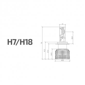 6 999 р. Лампа светодиодная 12V H7 PX26d бокс (2шт.) MTF MTF cp07k6  с доставкой в г. Майкоп. Увеличить фотографию 10