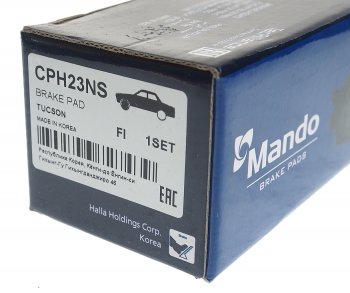 1 269 р. Колодки тормозные HYUNDAI Tucson KIA Sportage (04-) передние (ceramic) (4шт.) MANDO MANDO cph23ns  с доставкой в г. Майкоп. Увеличить фотографию 3