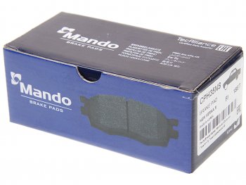659 р. Колодки тормозные HYUNDAI Accent (06-),i30 KIA Ceed,Rio (05-) задние (ceramic) (4шт.) MANDO MANDO cph35ns MANDO cph35ns  с доставкой в г. Майкоп. Увеличить фотографию 2
