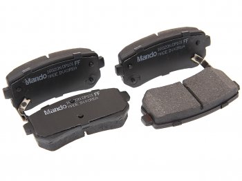 659 р. Колодки тормозные HYUNDAI Accent (06-),i30 KIA Ceed,Rio (05-) задние (ceramic) (4шт.) MANDO MANDO cph35ns MANDO cph35ns  с доставкой в г. Майкоп. Увеличить фотографию 1