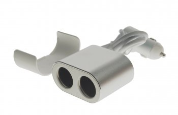 869 р. Разветвитель прикуривателя 2-х гнездовой 12-24V 2USB BASEUS BASEUS crdyq-0s BASEUS crdyq-0s  с доставкой в г. Майкоп. Увеличить фотографию 1