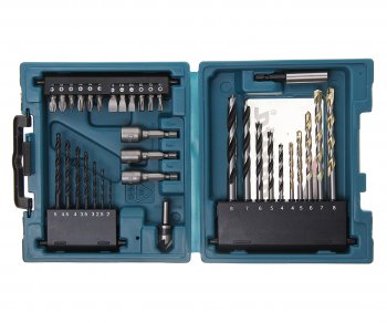 5 599 р. Набор сверл и оснастки 34 предмета MAKITA MAKITA d-36980 MAKITA d-36980  с доставкой в г. Майкоп. Увеличить фотографию 1