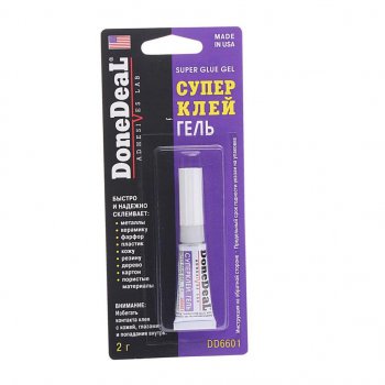 499 р. Клей-супер универсальный гель 2г Super Gel DONE DEAL DONE DEAL dd6601  с доставкой в г. Майкоп. Увеличить фотографию 1
