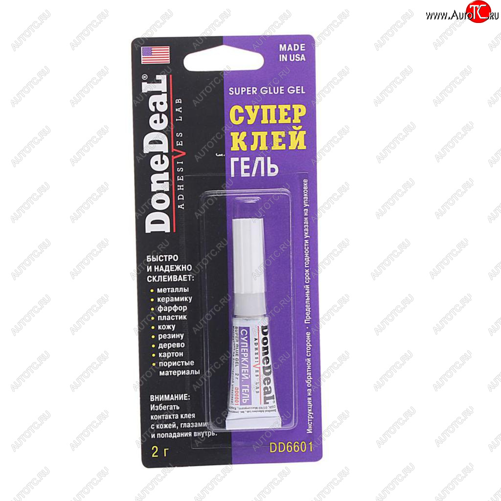 499 р. Клей-супер универсальный гель 2г Super Gel DONE DEAL DONE DEAL dd6601  с доставкой в г. Майкоп