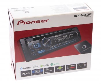 14 849 р. Магнитола автомобильная 1DIN PIONEER PIONEER deh-s4250bt  с доставкой в г. Майкоп. Увеличить фотографию 5