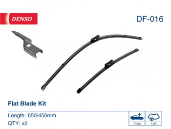 3 099 р. Щетка стеклоочистителя VW Golf (13-) 650/450мм комплект DENSO DENSO df-016 DENSO df-016  с доставкой в г. Майкоп. Увеличить фотографию 3