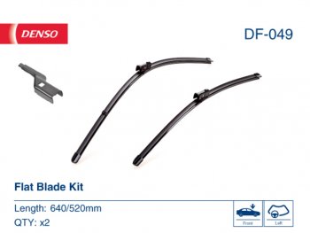 3 899 р. Щетка стеклоочистителя AUDI A6,A7 (11-) 650530мм комплект DENSO DENSO df-049  с доставкой в г. Майкоп. Увеличить фотографию 3